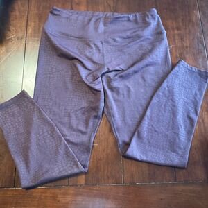 Layer8 XL Plum color Snake‎ Print Athletic Leggings Yoga Pants